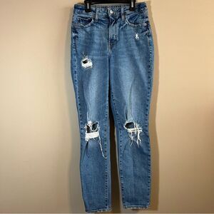 Old Navy Women's Straight Leg Jeans - Blue